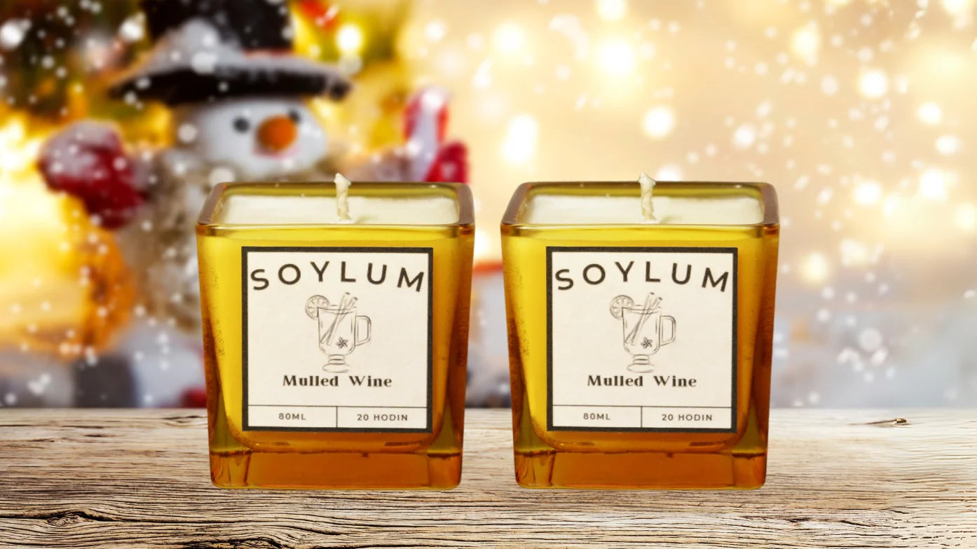 2 PACK Sójová vonná svíčka - Mulled wine