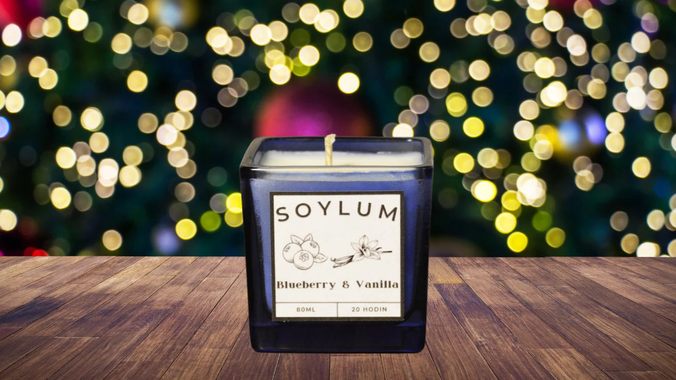 Sójová vonná svíčka - Blueberry & Vanilla