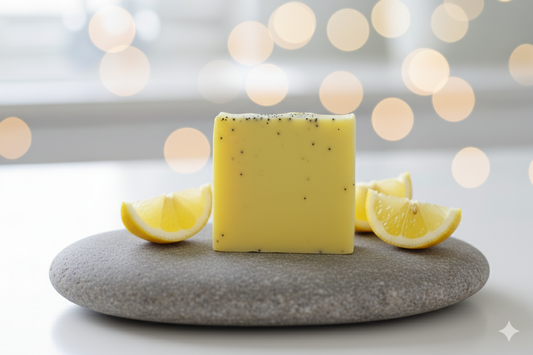 Přírodní mýdlo - Citron a mák